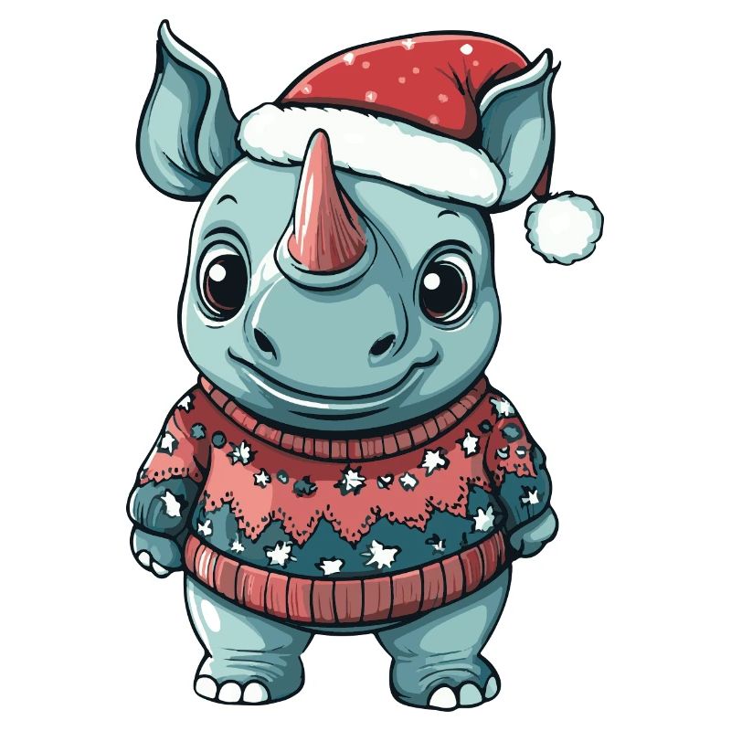 Bande dessinée de Noël Rhino