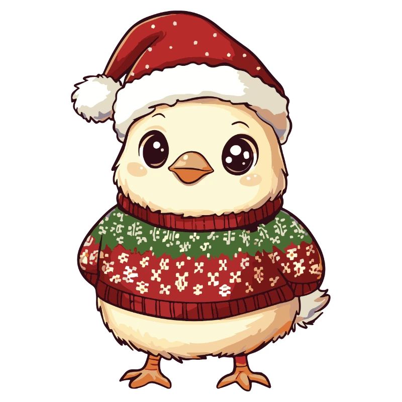 Chicken Christmas Comic