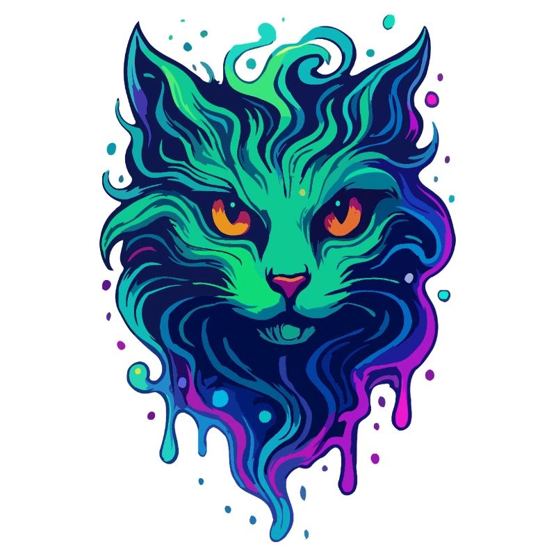 Neon Katze