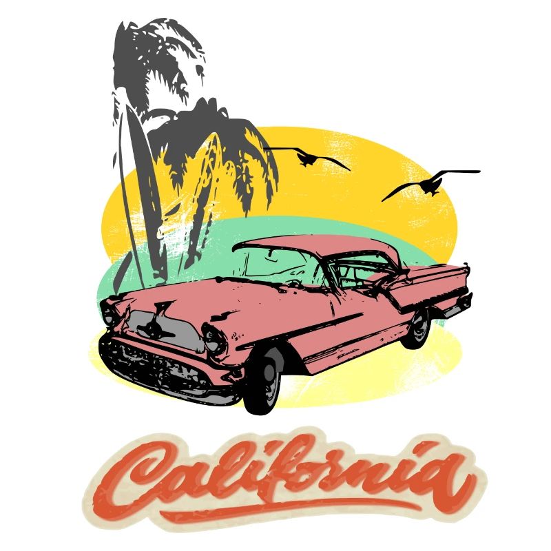 US Oldtimer am Strand