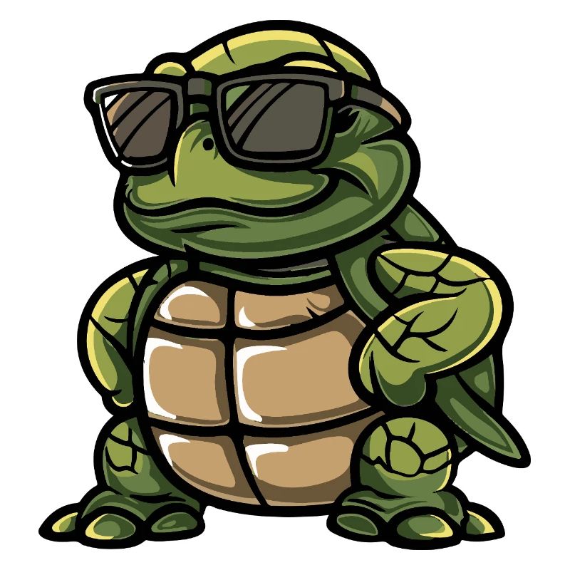 Schildkröte Cool Tier