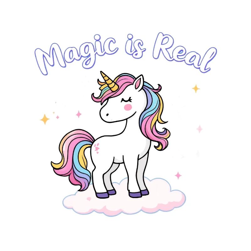 Magic Is Real Unicorn Inspiration Art for Dreamers