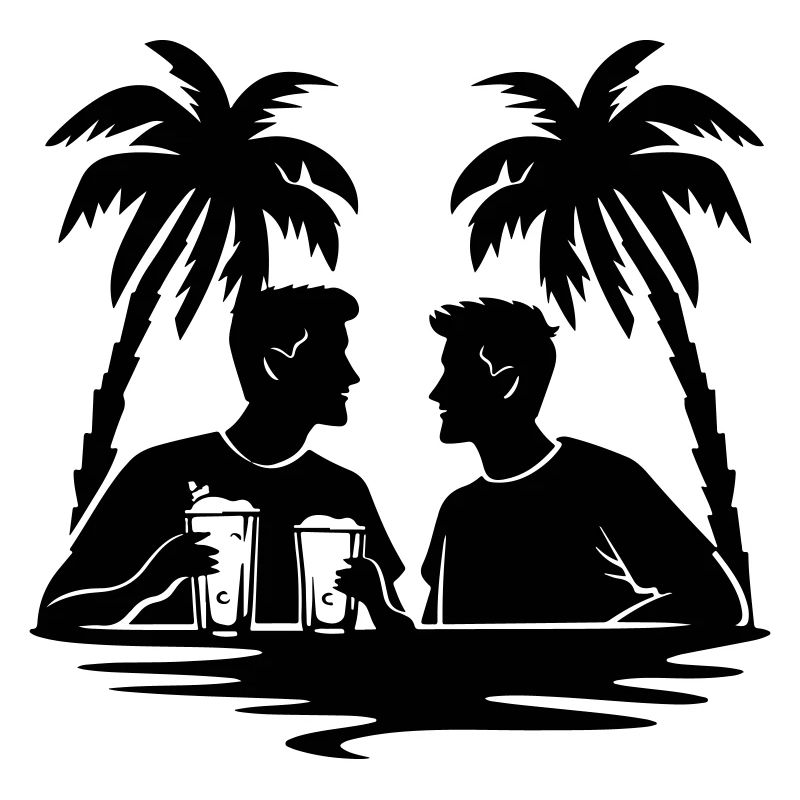 L’équipe des vacances à Palm Island