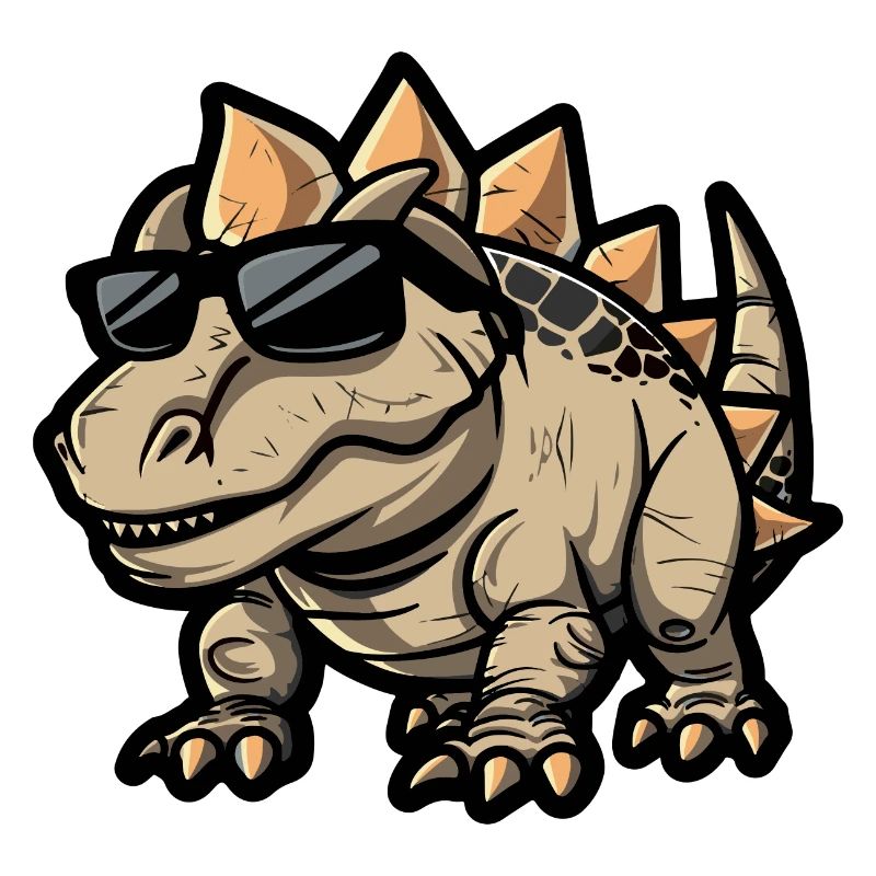 Dinosaurier stegosaurus Tier