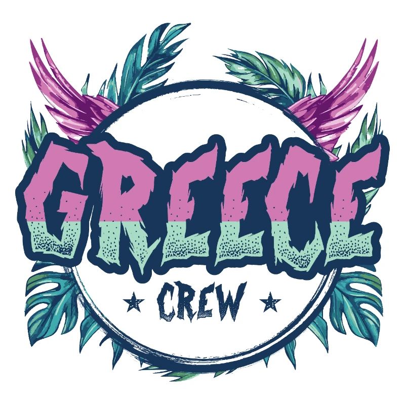 Grèce Crew Coloré