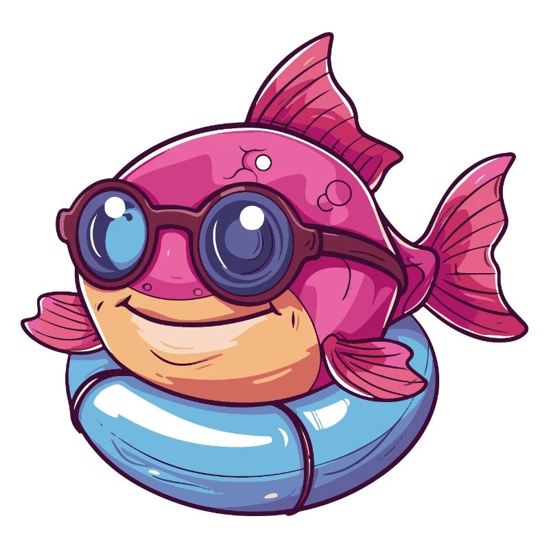 Piranha Fisch Comic Cool