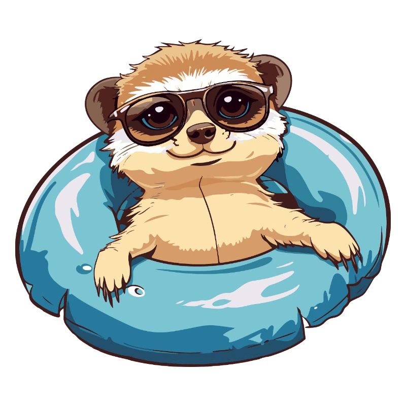 Suricate Bande Dessinée Cool