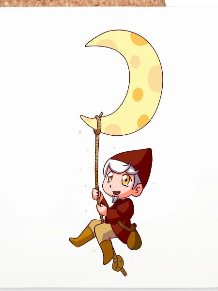 Sandman mit Mond