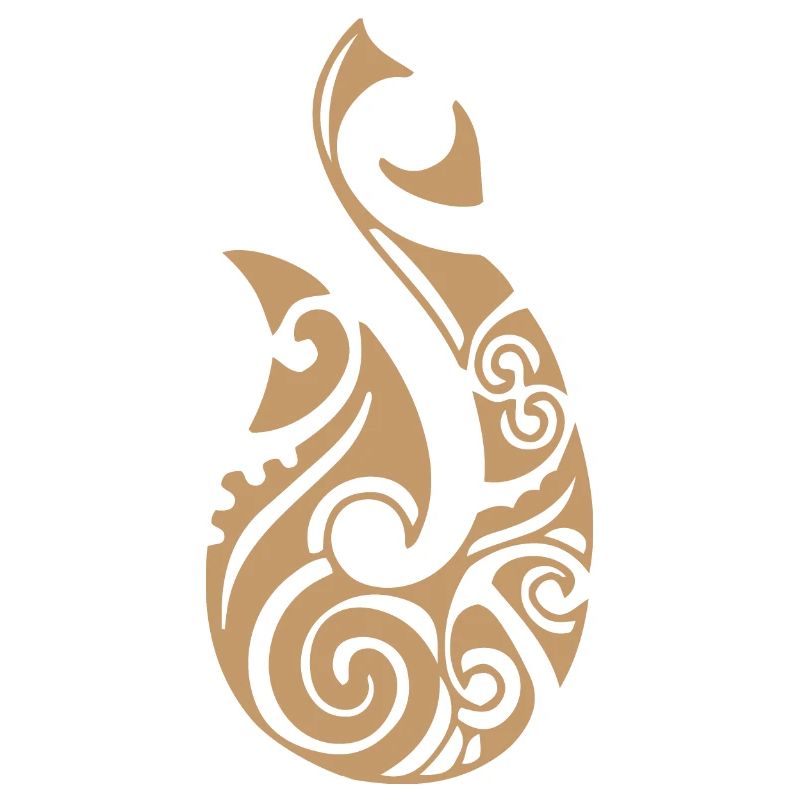 Maori Hei Matau Fish Hook Tattoo Gift Idea