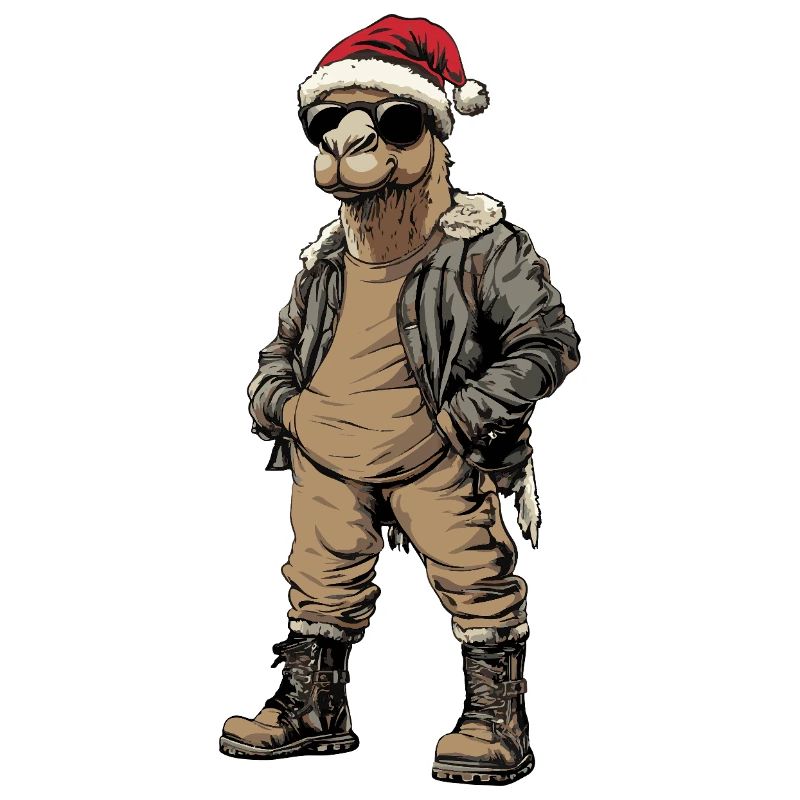 Kamel Weihnachten Winter