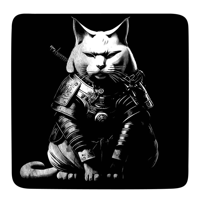 Cool Samurai Cat