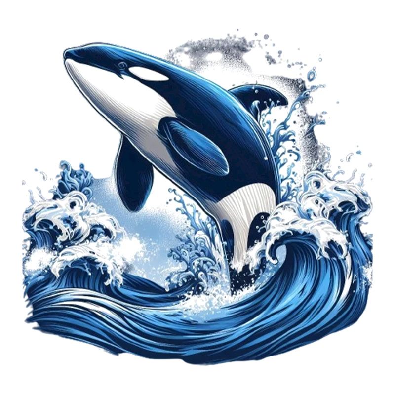 Blauer Orca