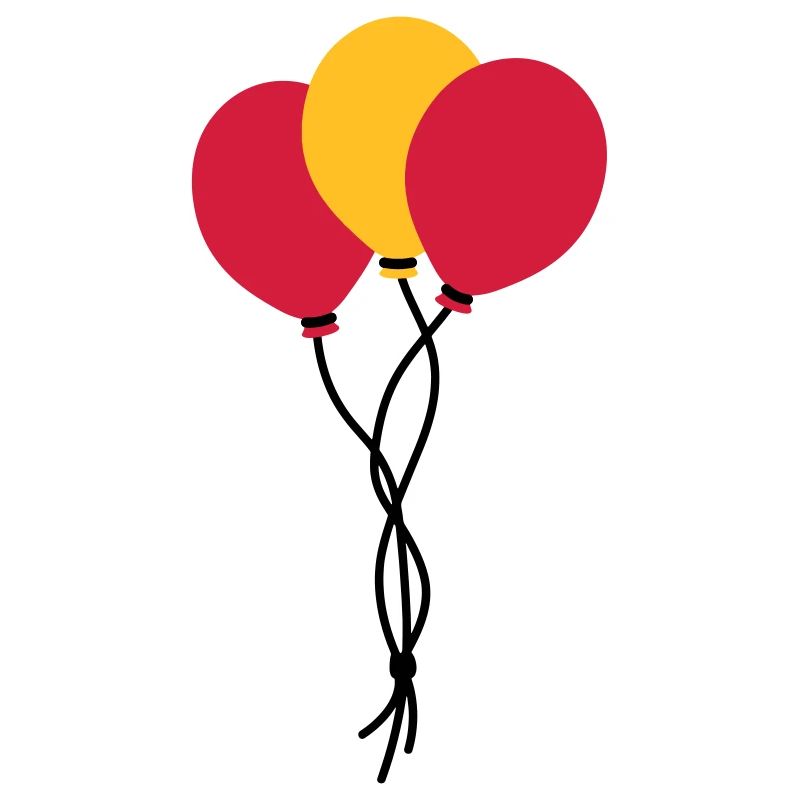 Drei Luftballons / trois ballons / trois ballons