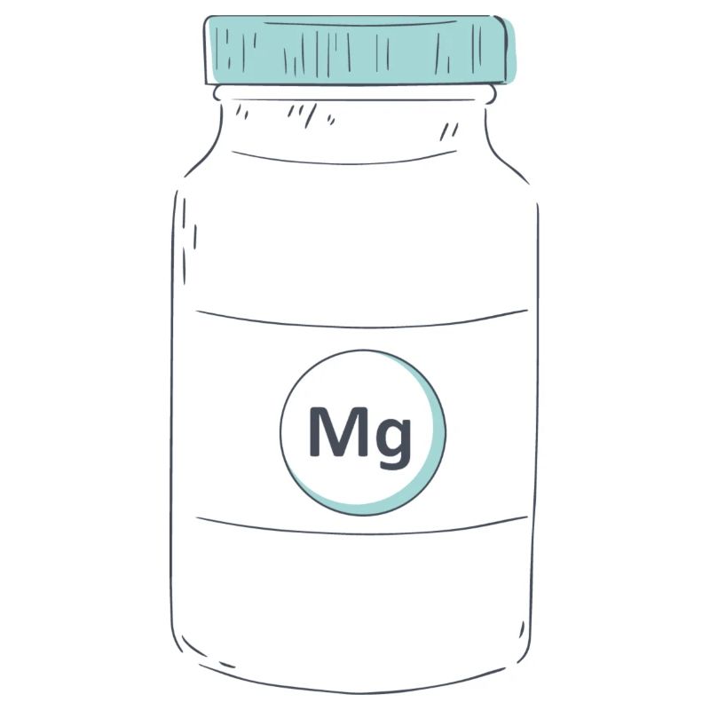 Complément alimentaire protéine de magnésium