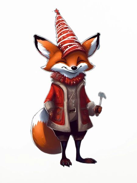 Weihnachten Festlicher Fuchs