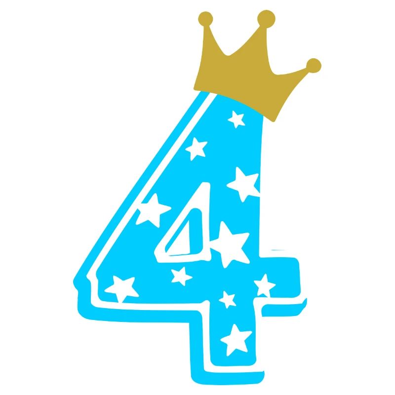 4 couronne 4e anniversaire 4 ans