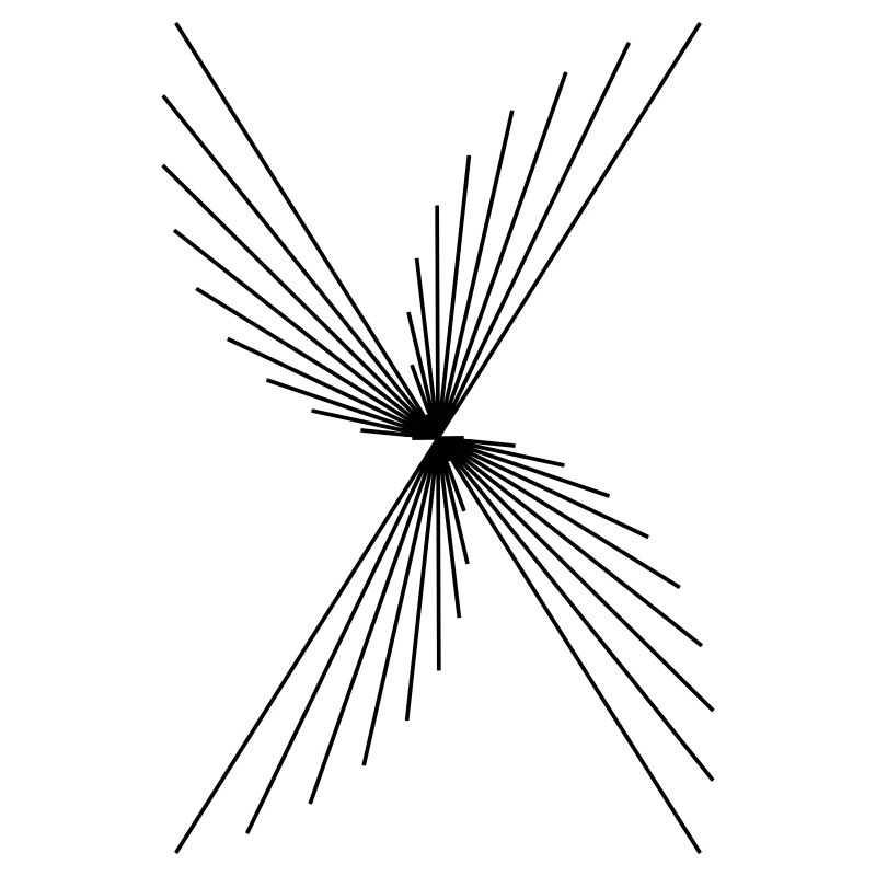 Centric Regular Spacing Cross