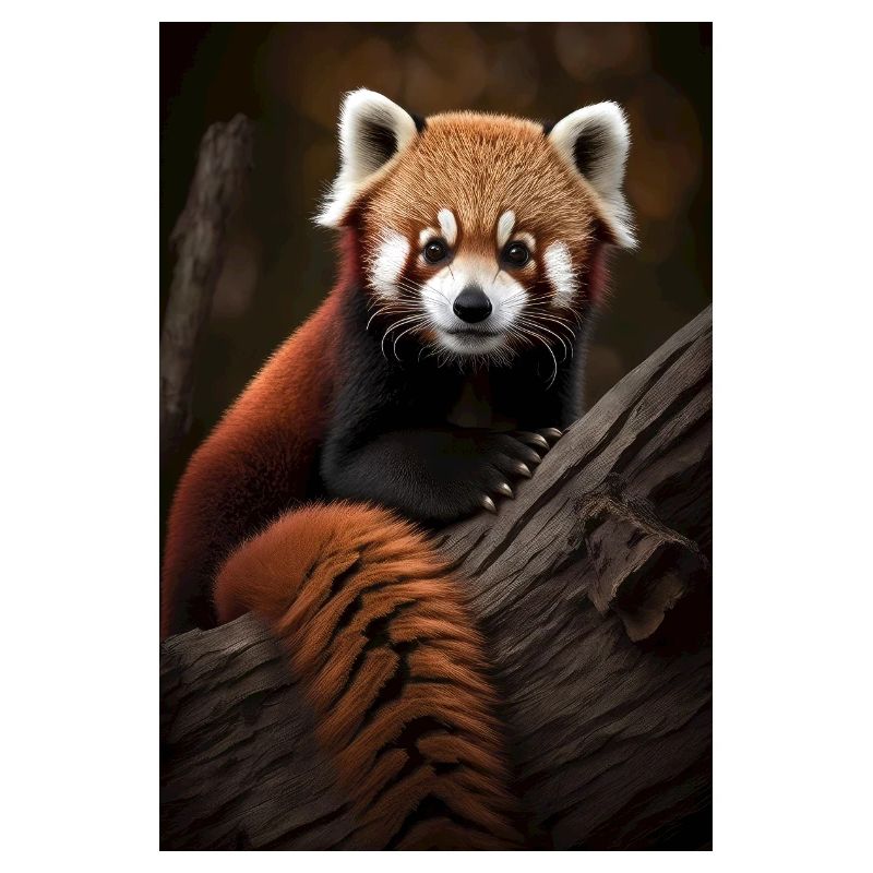 Panda roux mignon