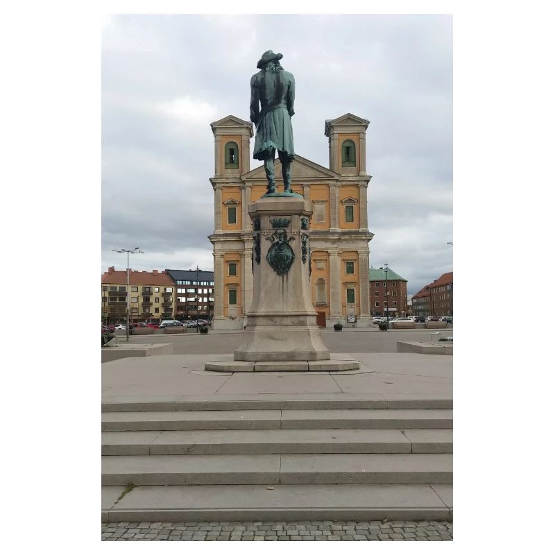Le roi devant l’église de Frédéric