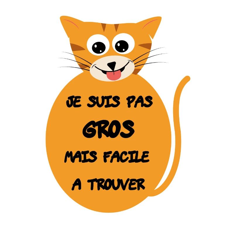 Chat enrobé mignon