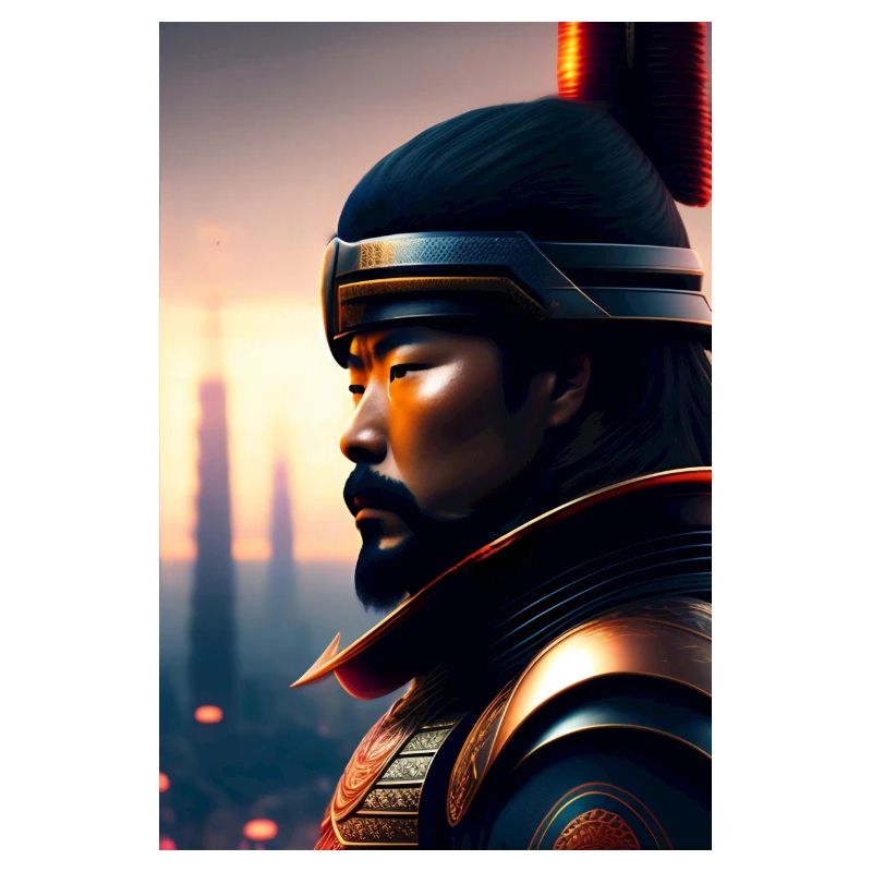 Futuristische Samurai