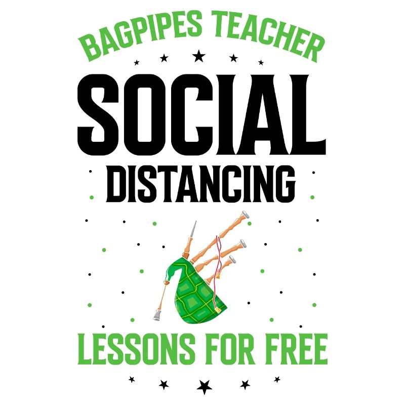 Conception de cornemuse pour la fierté écossaise et la cornemuse