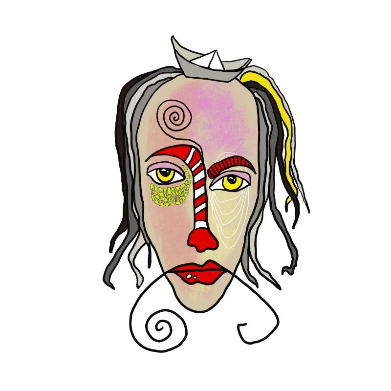 Comic art portrait