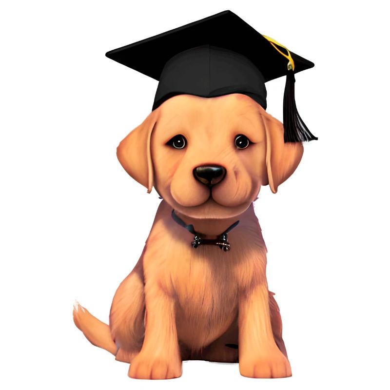 Bachelor Labrador Hunde Schulabschluss Studium