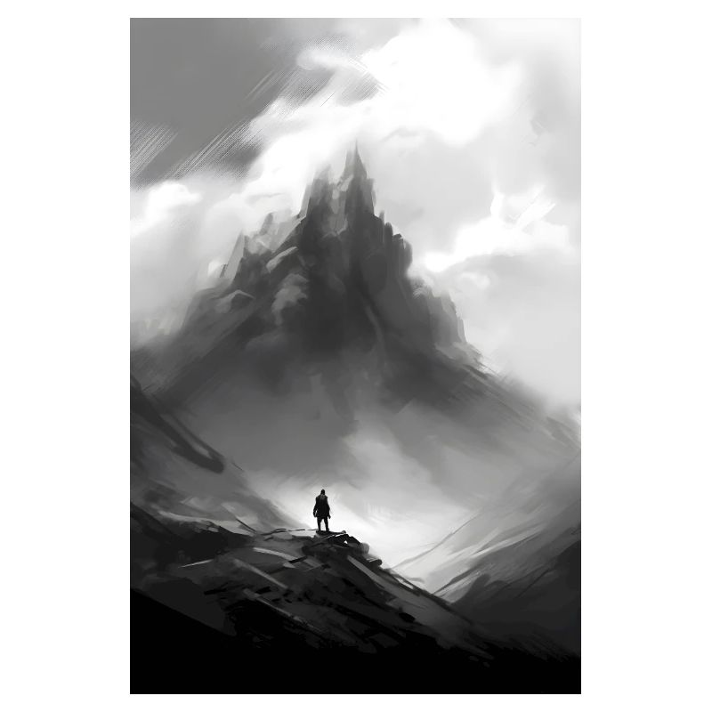 Mountain Landscape Abstract