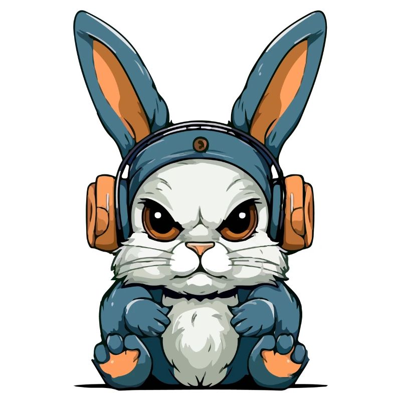 Grump the grumpy rabbit