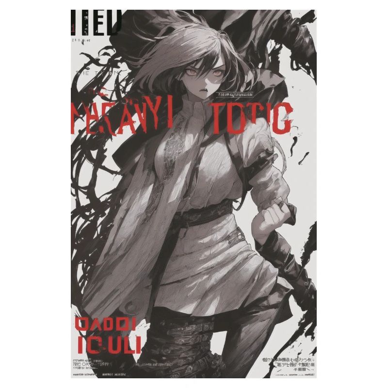 Episches filmisches Anime-Poster