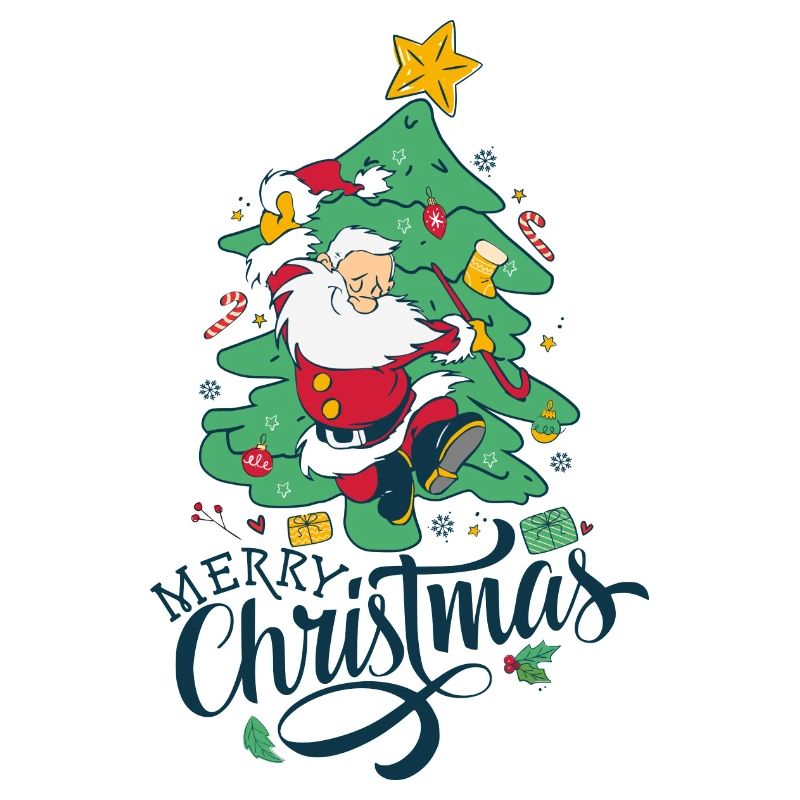 Fröhlicher Weihnachtsmann