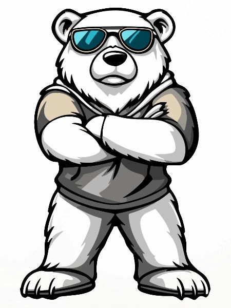 Eisbär Comic