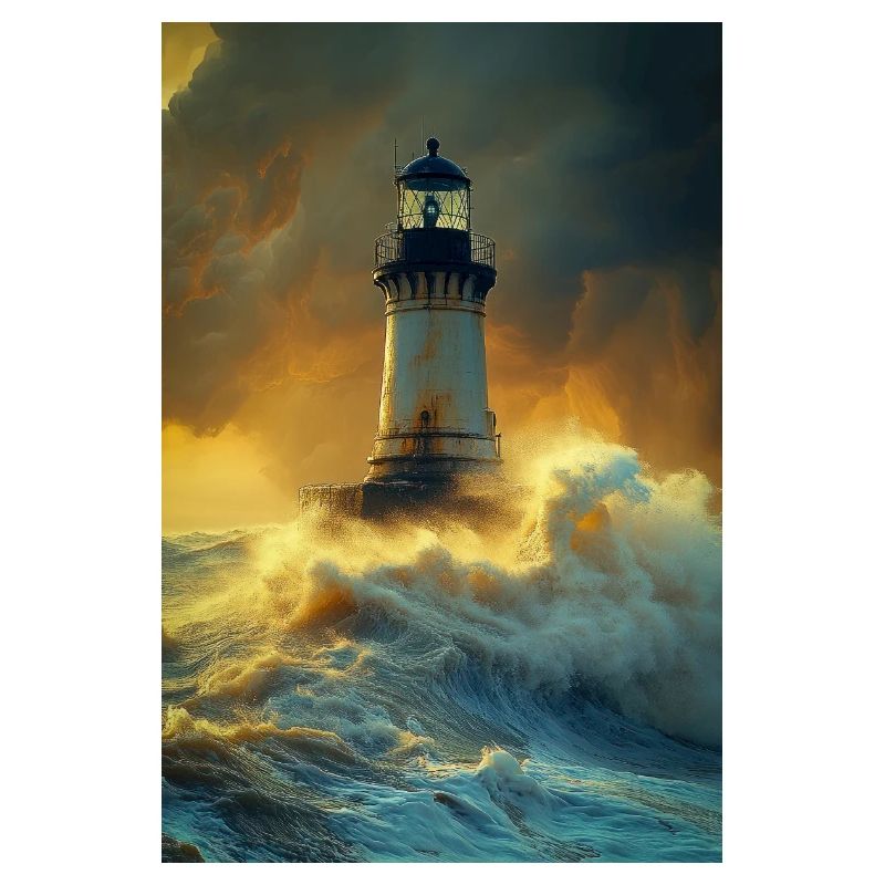 Lighthouse in the Storm