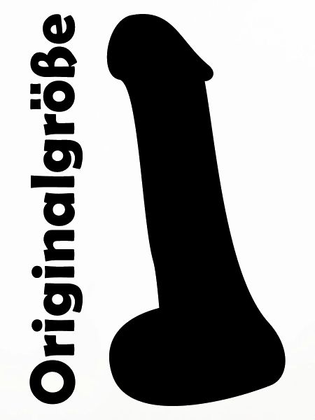 Penis Originalgröße