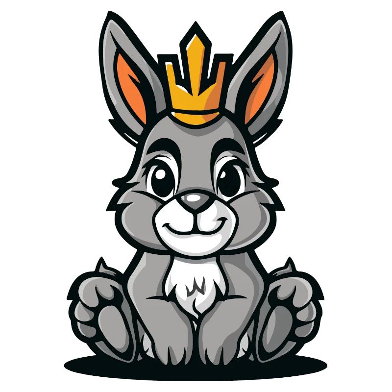 Hase Comic Krone