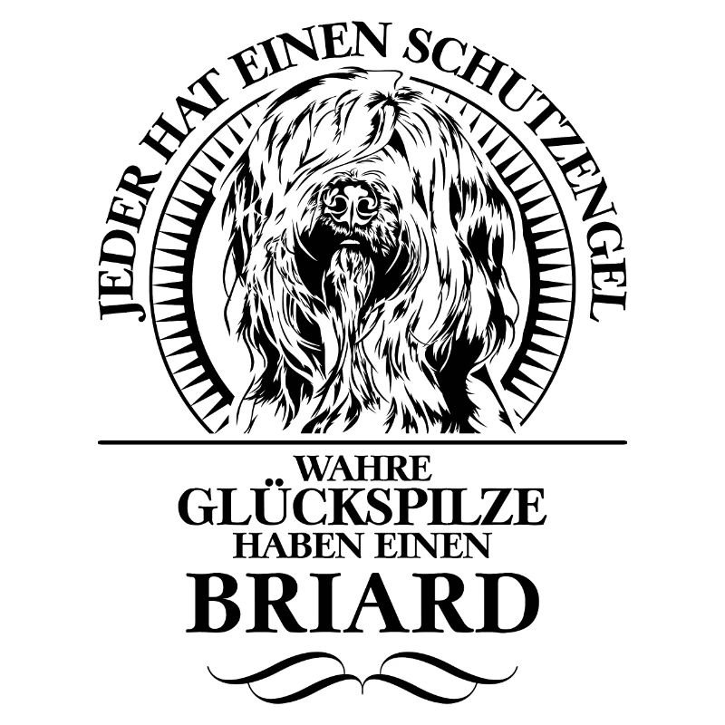 BRIARD Schutzengel Hunde Spruch Wilsigns