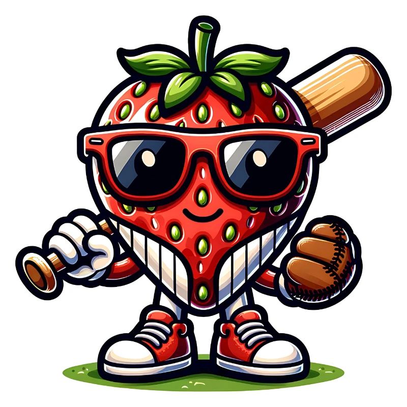 Coole Erdbeer Baseball Abenteuer
