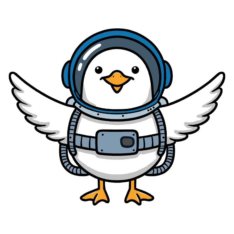 Bande dessinée Seagull Profession Astronaute en combinaison spatiale