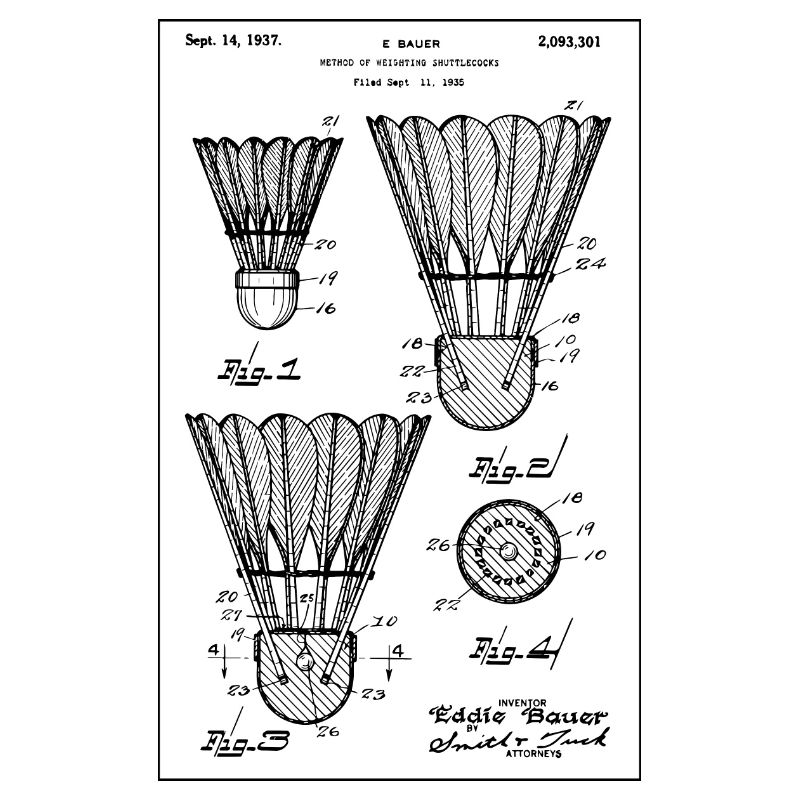 Badminton Federball Evolution Badmintonspieler