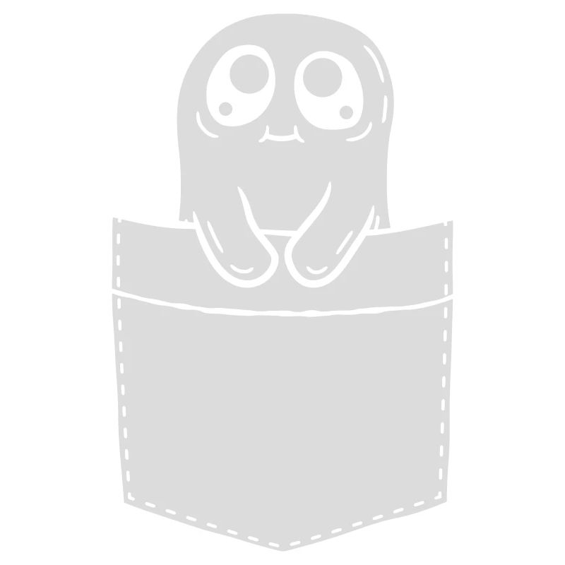 Comic Ghost Take Chest Pocket