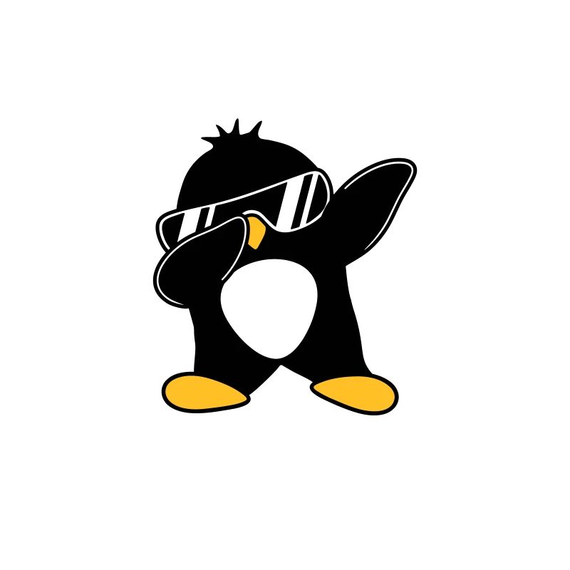 Kindness Is Cool Dabbing Dab Dance Geste Pinguin
