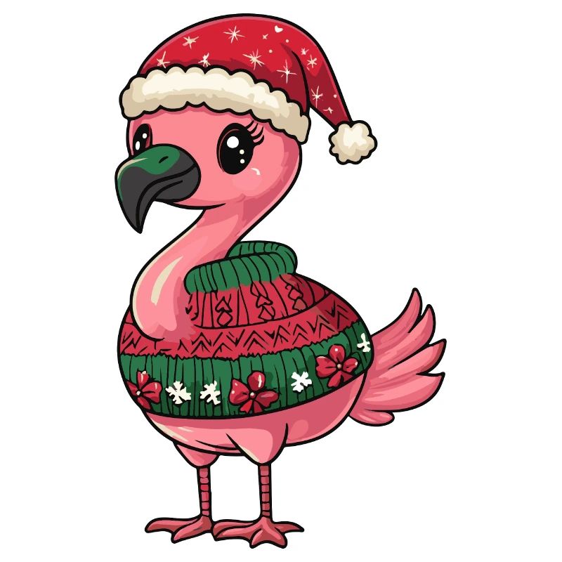 Flamingo Christmas Comic