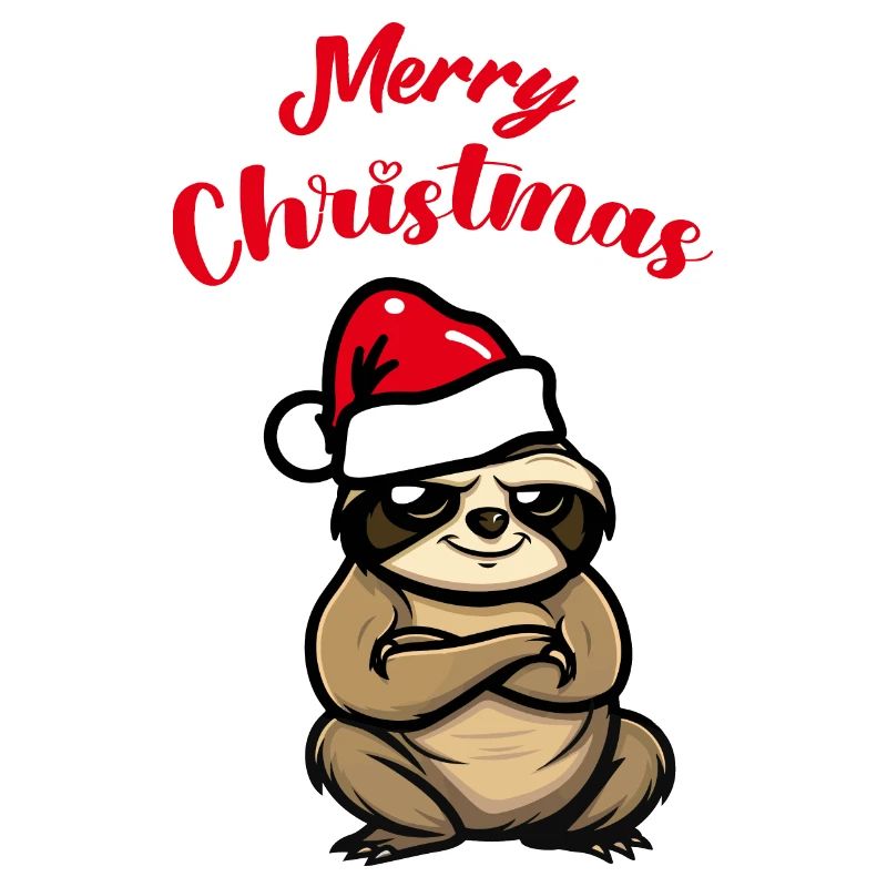Faultier Weihnachten