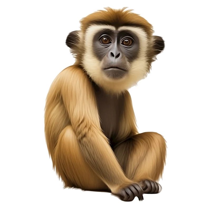 Gibbon-Äffchen