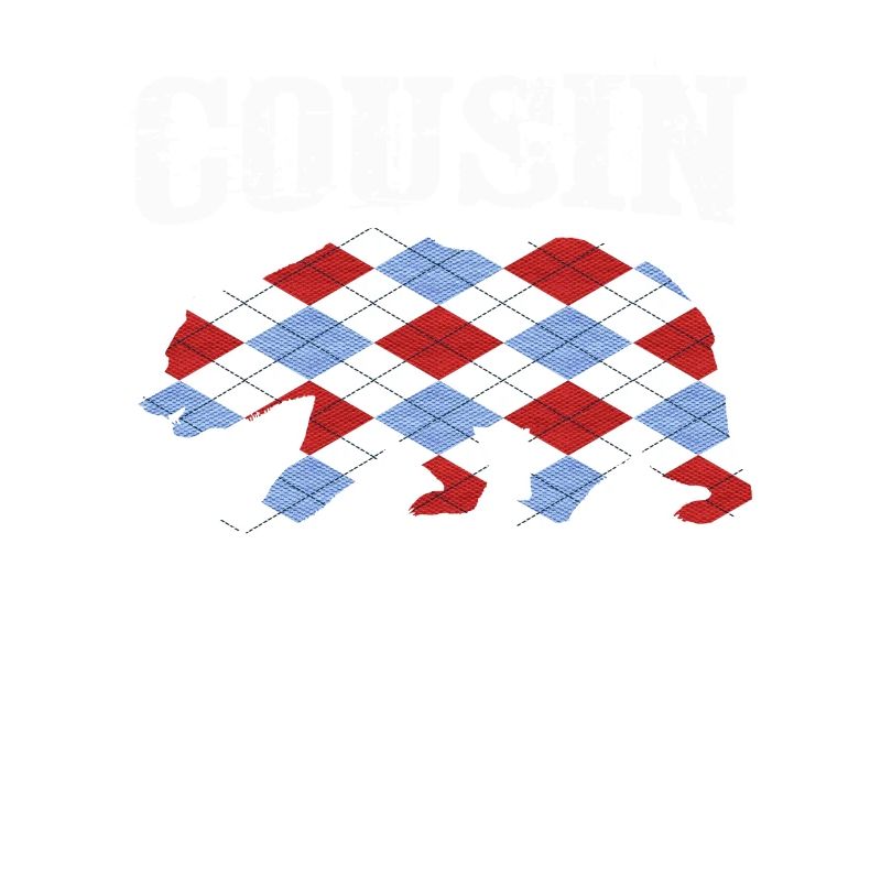 Conception de tshirt cousin