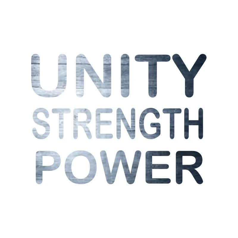 Cool & Awesome Unity Tshirt Design Unity Strength