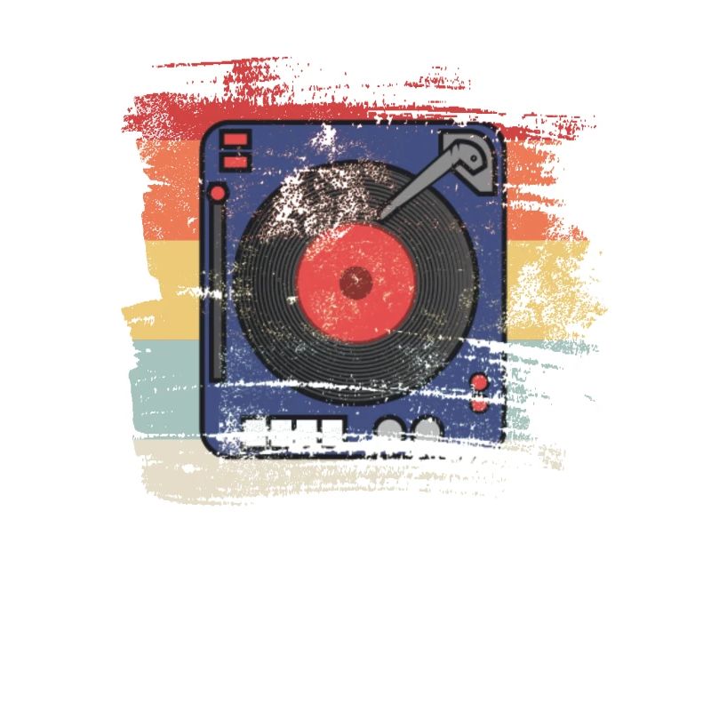 Retro 80s and 90s Record player