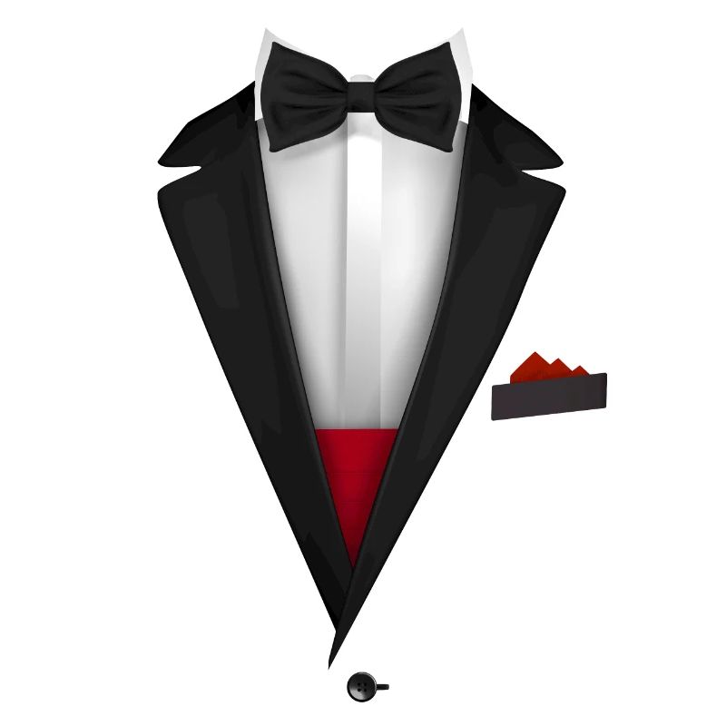 Conception de smoking avec nœud papillon pour les mariages et