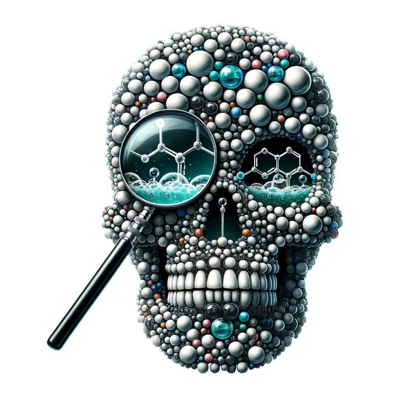 Molecular Skull Shirt Mole Day Science Enthusiast